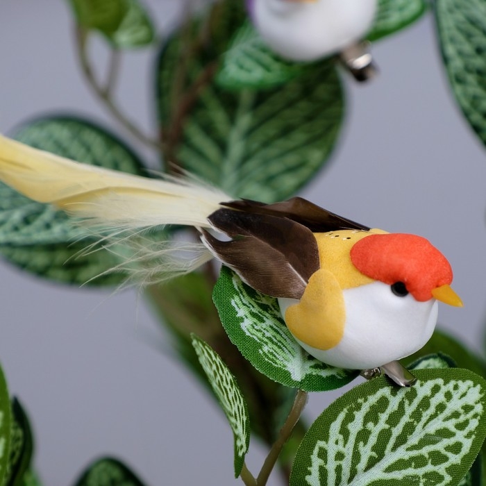 Декор на прищепке "Птица", микс, 12 х 3 х 3 см