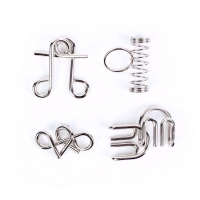 Головоломка металлическая &laquo;Загадки Эйнштейна&raquo;, набор 4 шт.