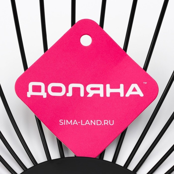 Фруктовница Доляна &laquo;Лофт&raquo;, 28&times;28&times;8 см, цвет чёрный