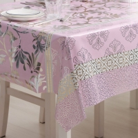 Клеёнка на стол Доляна &laquo;Нежность&raquo;, на нетканой основе, ширина 137 см, толщина 0,2 мм, рулон 20 м