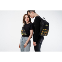 Рюкзак школьный молодёжный &laquo;Авокадо&raquo;, 33х13х37 см, отдел на молнии, н/карман, чёрный