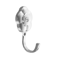 Крючок однорожковый для штор CAPPIO KC117, цвет хром, 2 шт Крючок однорожковый для штор CAPPIO KC117, цвет хром, 2 шт