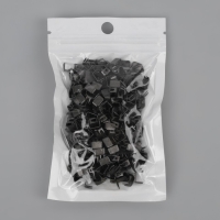 Нижний ограничитель для молнии, металлический, №5, 500 ± 20 шт, цвет чёрный никель Нижний ограничитель для молнии, металлический, №5, 500 ± 20 шт, цвет чёрный никель