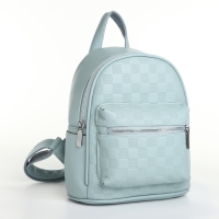 Рюкзак женский на молнии, цвет голубой Рюкзак женский на молнии, цвет голубой