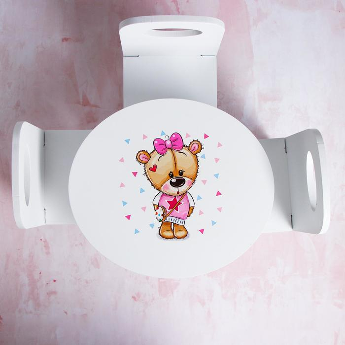 Набор стол+стулья, серия &laquo;Мишутки&raquo;