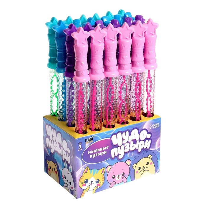 Мыльные пузыри &laquo;Звёздочки&raquo; 36 &times; 4 &times; 4 см, 110 мл