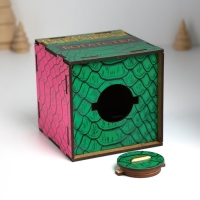 Копилка куб "Змея. Богатства" 10х10х10 см Копилка куб "Змея. Богатства" 10х10х10 см