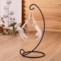 Флорариум "Груша" на подвесе, 23х15х9 см Флорариум "Груша" на подвесе, 23х15х9 см