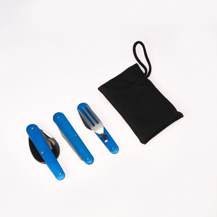 Набор туриста 5в1: нож, ложка, вилка, открывалка, пилка Набор туриста 5в1: нож, ложка, вилка, открывалка, пилка