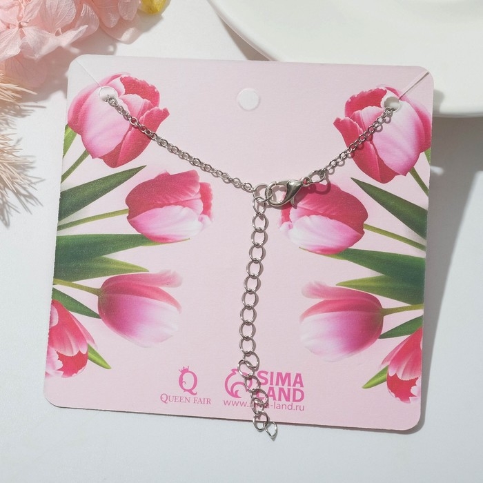 Кулон &laquo;Мама&raquo;, цвет серебро, 49 см