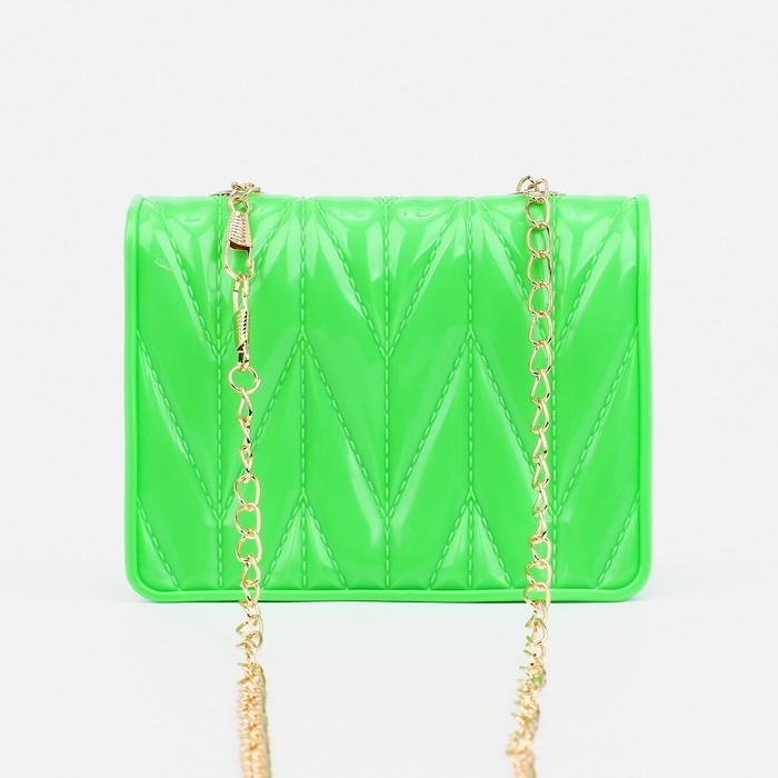 Сумка мессенджер детская для девочки на магните, цвет зелёный Сумка мессенджер детская для девочки на магните, цвет зелёный