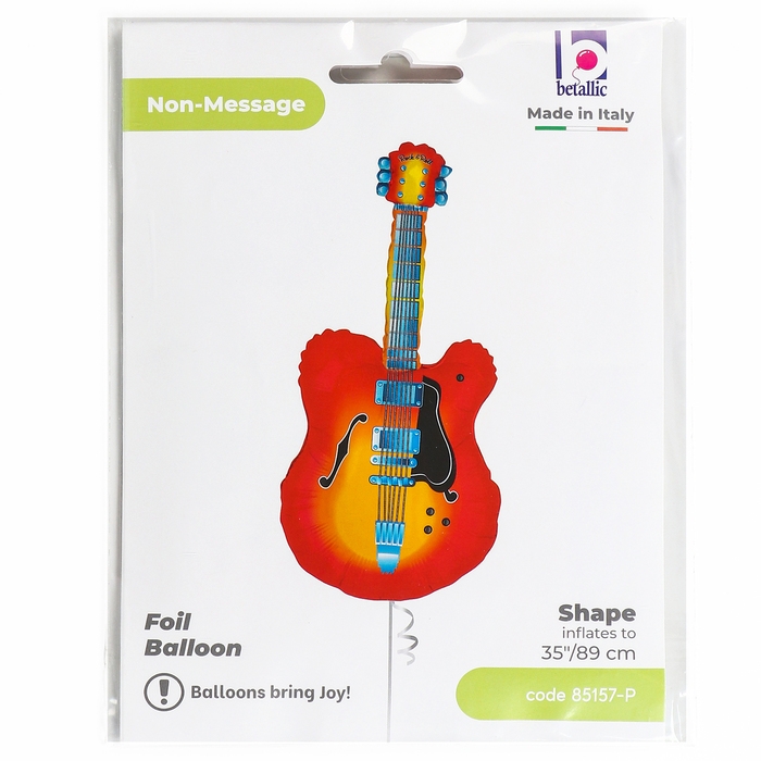 Шар фольгированный 43 Шар фольгированный 43" «Гитара», фигура