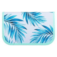 Пенал 1 секция, 130 х 210 х 40 мм, 2 откидные планки, тканевый, Calligrata TOP, Content "Тропики" Пенал 1 секция, 130 х 210 х 40 мм, 2 откидные планки, тканевый, Calligrata TOP, Content "Тропики"