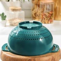 Набор для кухни Compact, 3 предмета: миска 4,5 л, дуршлаг 22 см, миска мерная 1,2 л Набор для кухни Compact, 3 предмета: миска 4,5 л, дуршлаг 22 см, миска мерная 1,2 л