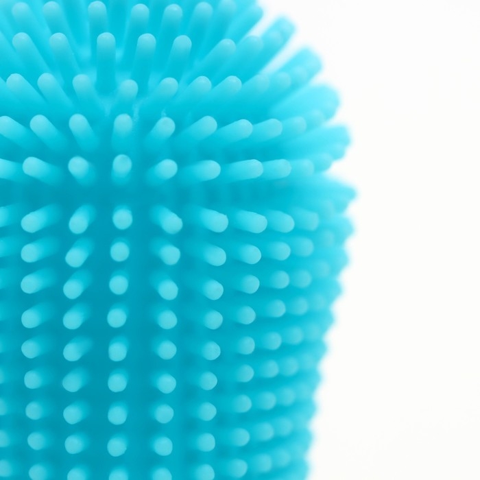 Щётка для чистки зубов животных, 5,5 х 2,5 см, голубая, контейнер 7 х 4 см Щётка для чистки зубов животных, 5,5 х 2,5 см, голубая, контейнер 7 х 4 см