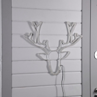 Неоновая фигура &laquo;Олень&raquo;, 70 &times; 59 см, 448 LED, 220 В, свечение белое