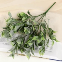 Букет искусственный &laquo;Травка широкие листья&raquo;, h=30 см