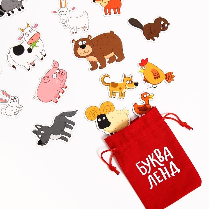 Магнитная книжка &laquo;Весёлые зверята&raquo; &laquo;Синий трактор&raquo;