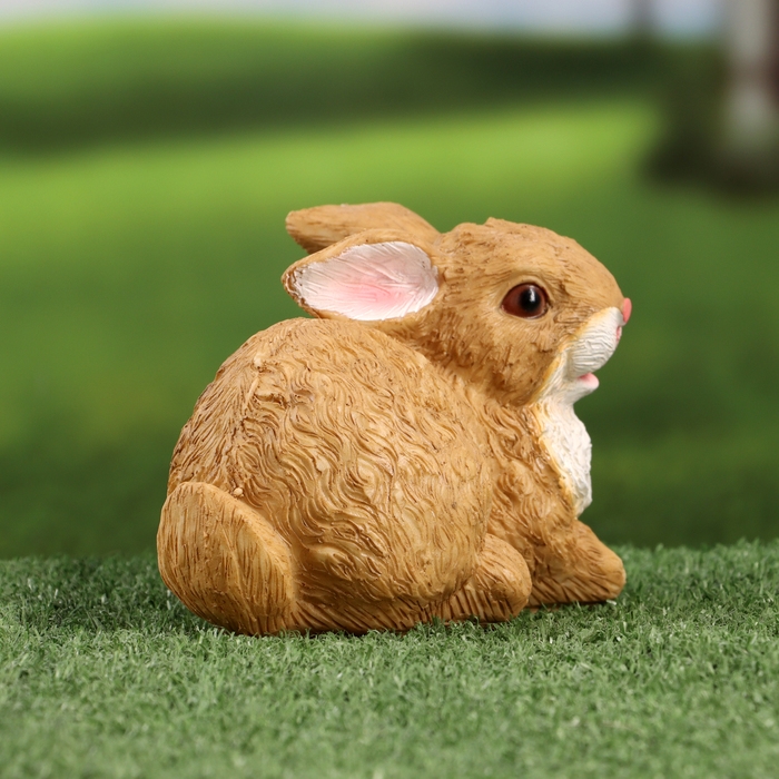 Садовая фигура "Зайка игрун" 14х7х11см ///  МИКС