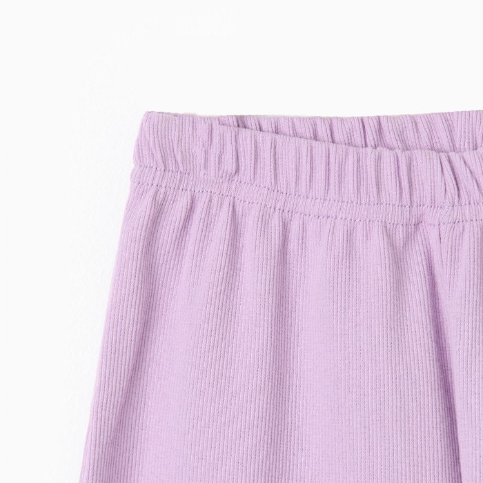 Костюм для девочки (свитшот, брюки) MINAKU, лиловый, рост 110 см