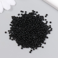 Бисер "Астра" 11/0, 20 гр (M49черный/непрозр.матовый) Бисер "Астра" 11/0, 20 гр (M49черный/непрозр.матовый)