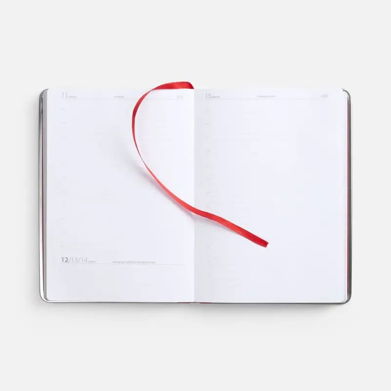 Ежедневник Metal Frame на заказ, датированный, красный