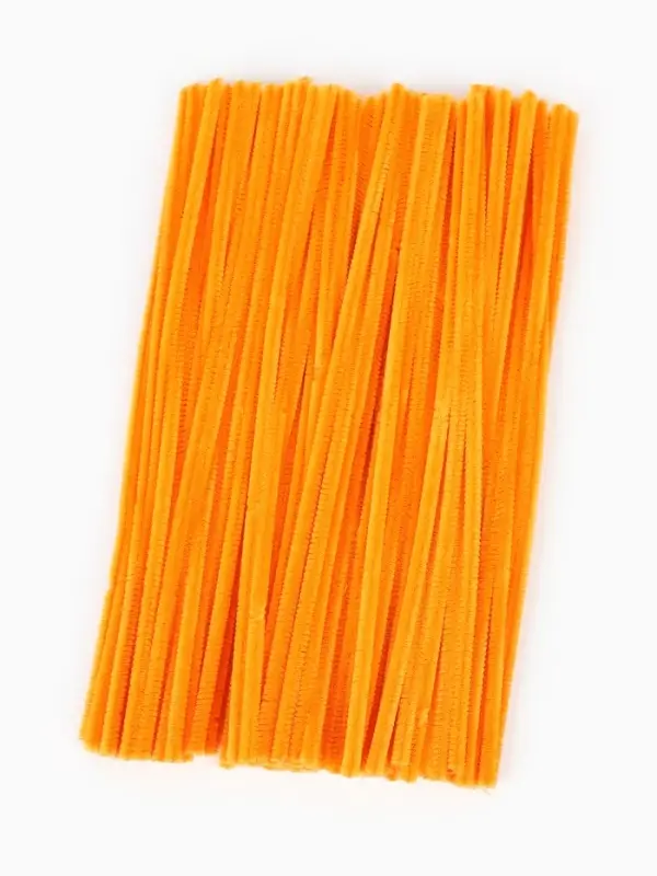 Синельная проволока, набор 100 шт, оранжевый, 30 см
