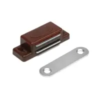 Магнит мебельный M001BR, 41&times;13, маленький, коричневый