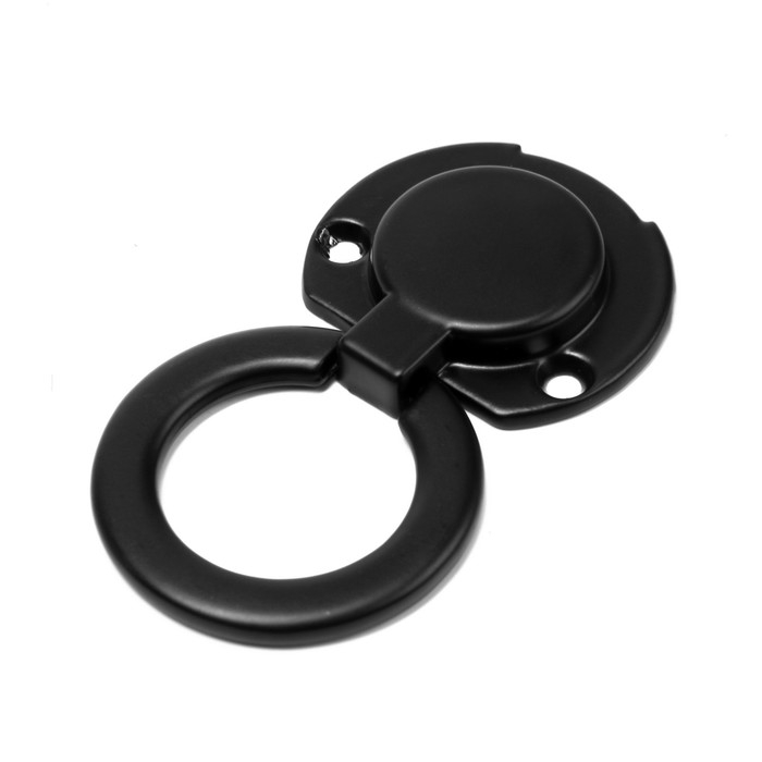 Ручка-кнопка CAPPIO RK132, мебельная, цвет черный, 8 шт.