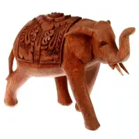 Сувенир дерево "Слон резной" 20х8х16 см