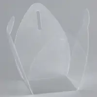 Складная прозрачная коробка из PVC, для упаковки подарков, 4.5&times;4.5&times;4.5 см