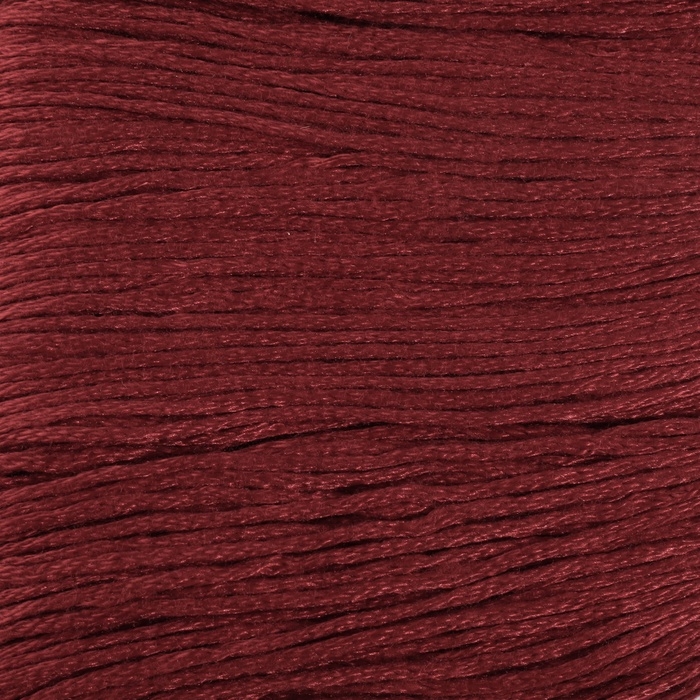 Набор ниток мулине №816, 8 &plusmn; 1 м, 6 шт, цвет гранатовый