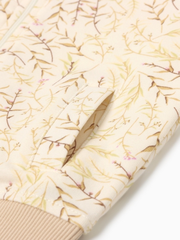 Бомбер детский MINAKU "Nature", цвет бежевый, рост 74-80 см