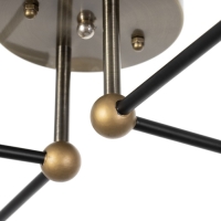 Люстра 2250/4 E27 40Вт черно-бронзовый 60х40х24 см BayerLux