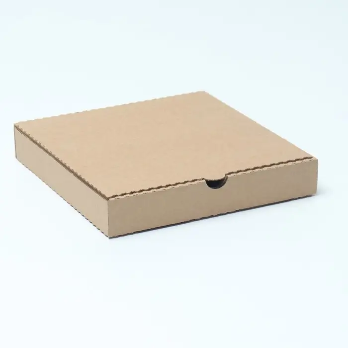 Коробка для пиццы, крафт 25&times;25&times;4 см