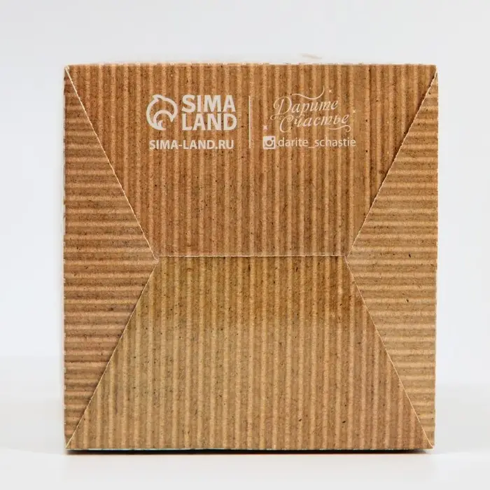 Коробка для капкейков, кондитерская упаковка, 1 ячейка &laquo;Сюрприз внутри&raquo;, 9 х 9 х 11 см