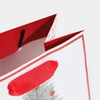 Пакет подарочный новогодний ламинированный квадратный &laquo;Новогодние сладости&raquo;, 14 х 14 х 9 см