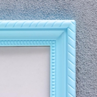 Фоторамка пластик L-1 21х30 см голубой (пластиковый экран)