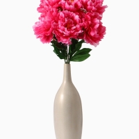 Цветы искусственные "Пион бархатный" 15х55 см, розовый