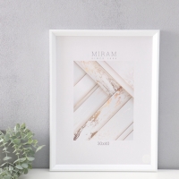 Фоторамка пластик "МИРАМ" 30х40 см, белый