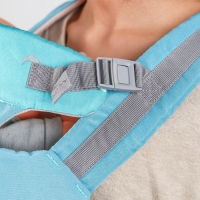 Рюкзак-кенгуру, хипсит для малыша &laquo;Звезды&raquo;, от 3 до 20 кг., цвет бирюзовый