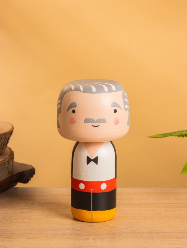 Деревянная кукла кокеши &laquo;Альфред&raquo;, 7.5&times;8&times;16 см