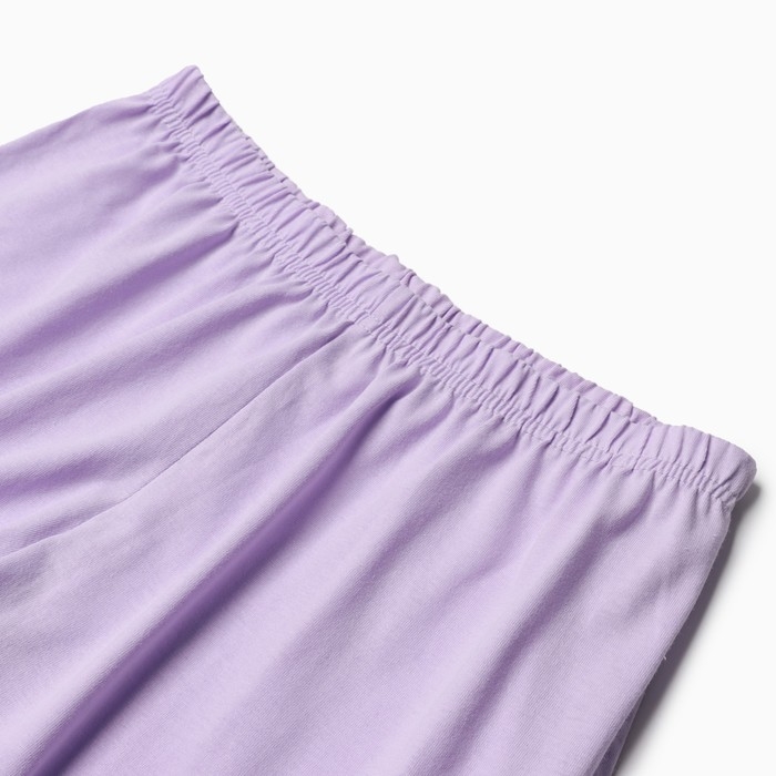 Комплект женский домашний (футболка,шорты), цвет сиреневый/дракон, размер 44