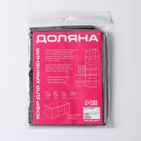 Кофр для хранения вещей Доляна &laquo;Кло&raquo;, 45&times;30&times;20 см, цвет чёрный