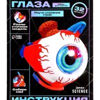 ЭВРИКИ Набор для опытов "Строение глаза", анатомическая модель ЭВРИКИ Набор для опытов "Строение глаза", анатомическая модель