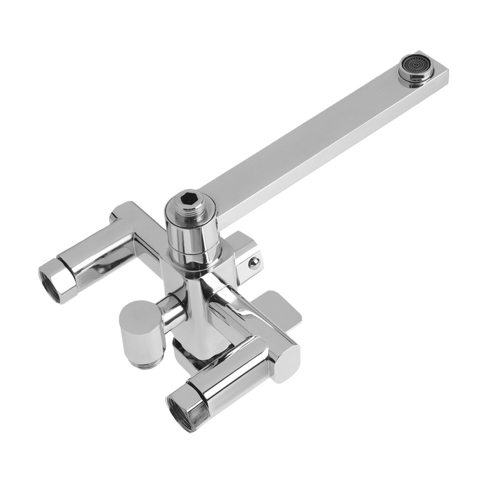 Смеситель для ванны ZEIN Z2078CR, на штангу, душевой набор, картридж 35 мм, латунь, хром Смеситель для ванны ZEIN Z2078CR, на штангу, душевой набор, картридж 35 мм, латунь, хром