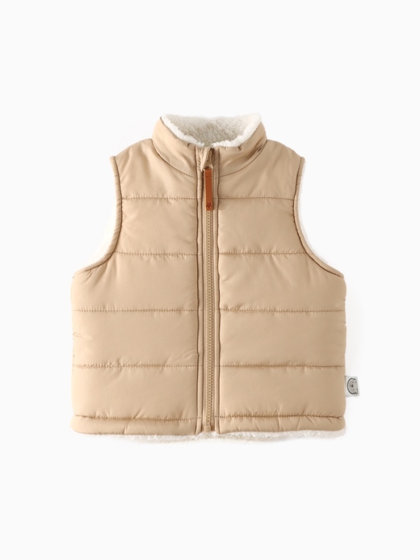 Жилет утепленный Крошка Я, р.74-80 см, бежевый Жилет утепленный Крошка Я, р.74-80 см, бежевый