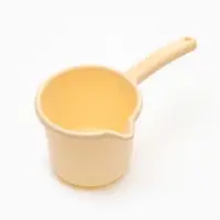 Ковш пластиковый для купания и мытья головы,банный ковшик, 1,3 л., цвет МИКС