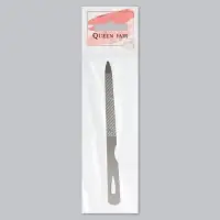 Пилка металлическая для ногтей, 12 см, цвет серебристый