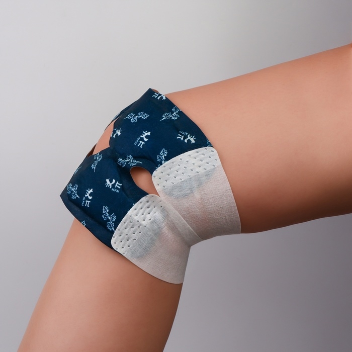 Бандаж самонагревающийся для коленного сустава, 14 &times; 18 &times; 0,5 см, цвет синий